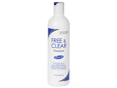 Free & Clear Shampoo, a fragrance-free shampoo