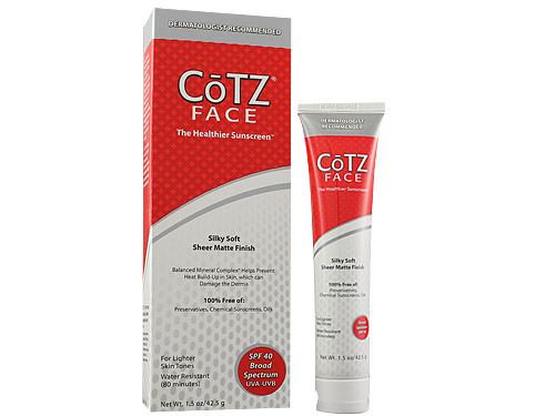 CoTZ Face Light Skin Tone SPF 40 - Non-Tinted Formula