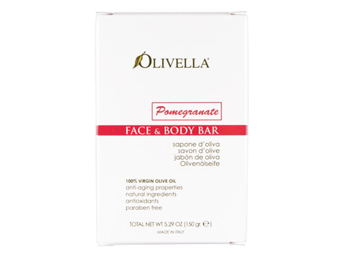 Olivella Face & Body Bar Pomegranate