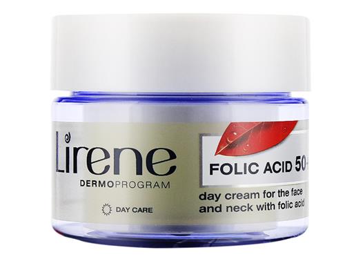 Lirene Dermoprogram Folic Acid Day Cream for Face and Neck | LovelySkin