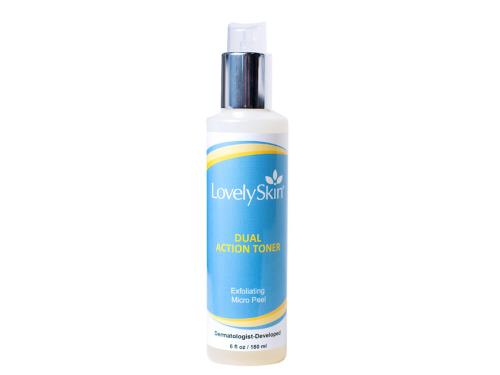 LovelySkin Dual Action Exfoliating Toner 6 oz: buy this gentle exfoliating toner.