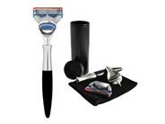 eShave 5-Blade Travel Razor - Black