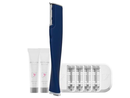 DERMAFLASH 2.0 Facial Exfoliating Device - Navy