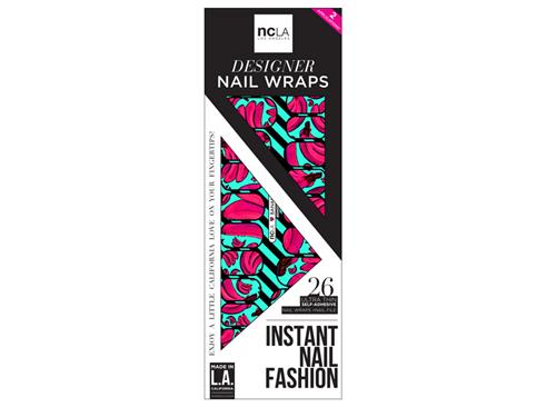 ncLA Nail Wraps - Banana Tango