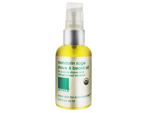 LATHER Mandarin Sage Shave & Beard Oil