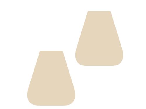 NewGel+ Silicone Nose Shapes For Scars - Beige
