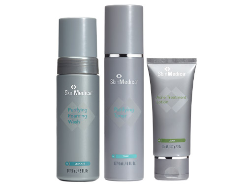 SkinMedica Acne System with three SkinMedica products