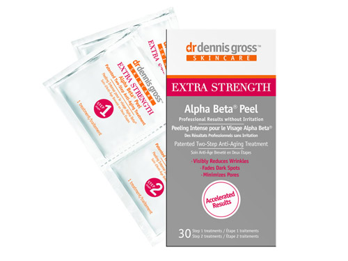 Dr. Dennis Gross Skincare Extra Strength Alpha Beta Peel (30 Packettes), with 30 Dr. Dennis Gross peels