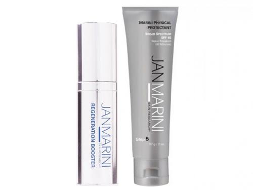 Jan Marini Regeneration Booster Face Lotion and Physical Protectant SPF 45 Bundle