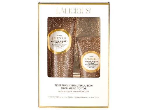 LaLicious Body Butter and Hand Cream Duo - Brown Sugar Vanilla