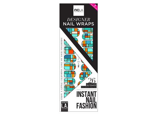 ncLA Nail Wraps - Aqua