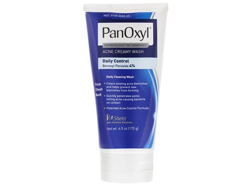 Purchase PanOxyl® 4% Acne Creamy Wash – 4% Benzoyl Peroxide, BPO Today.