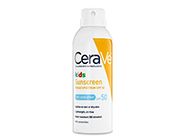 CeraVe Sunscreen Broad Spectrum SPF 50 Wet Skin Spray for Kids