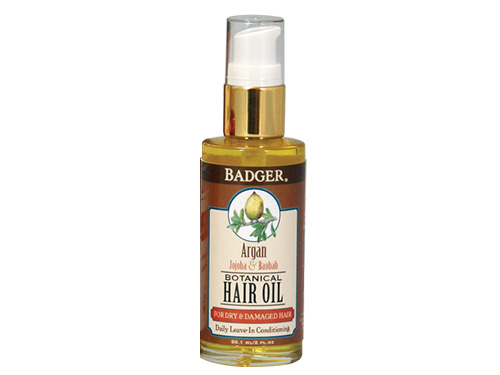 Badger Argan Hair Oil for Dry and Damaged Hair
