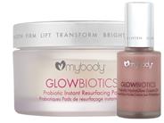 mybody GLOWBIOTICS Probiotic Instant Resurfacing Pads + GLOWBIOTICS HydraGlow Oil