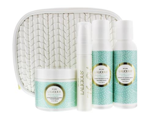 LaLicious Glow On The Go Travel Collection - Sugar Tiare Flower