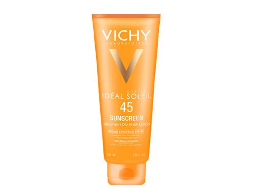 Vichy Capital Soleil SPF 45 Silkscreen Dry-Finish Lotion