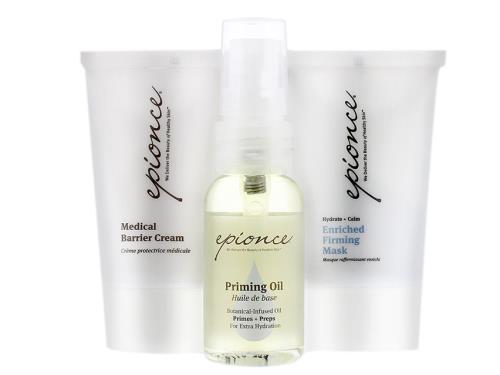 Epionce Essential Recovery Kit with three Epionce skin products