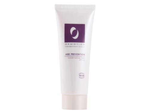 Osmotics Age Prevention Sheer Facial Tint SPF 45 - Light, a tinted sunscreen