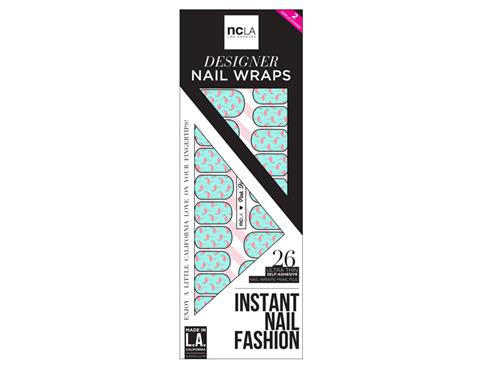 ncLA Nail Wraps - Pink Flamingos