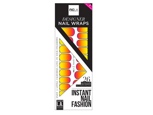 ncLA Nail Wraps - Tequila Sunrise