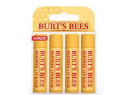 Burt's Bees Beeswax Lip Balm 4 Pack