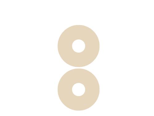 NewGel+ Silicone Areola Circles For Scars - Beige